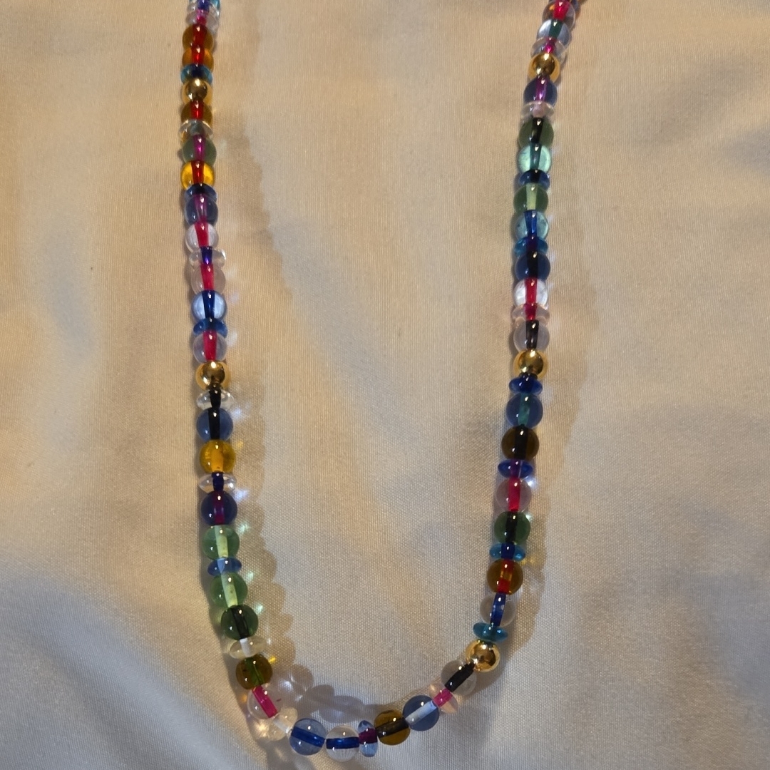 Multicolor Beaded Necklace 25$